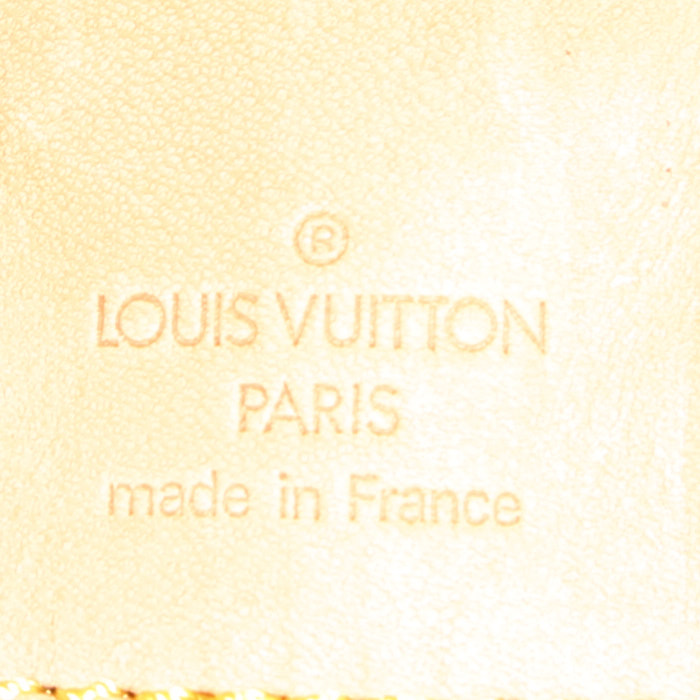 Louis Vuitton  Montsouris Backpack backpack  in brown monogram canvas  and natural leather - Detail D3