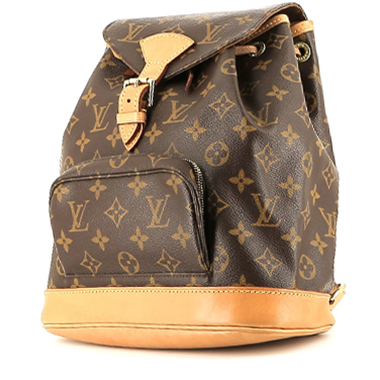 Brown Louis Vuitton Malletage Pochette Flap Bag, LOUIS VUITTON Sac A Dos  Bosphore Monogram Canvas Backpack Bag Brown