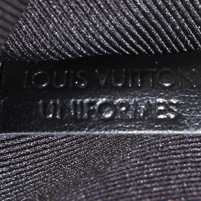 Pochette-cintura Louis Vuitton  Editions Limitées in pelle monogram con stampa nera - Detail D3