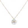 Chaumet Jeux de Liens medium model necklace in pink gold, mother of pearl and diamond - 00pp thumbnail
