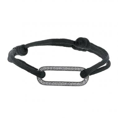 Bracciale Dinh Van Maillons in oro bianco e diamanti