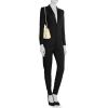 Bolso de mano Hermès  Kelly In&Out en cuero swift blanco - Detail D2 thumbnail