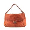 Chanel   handbag  in brown crocodile - 360 thumbnail