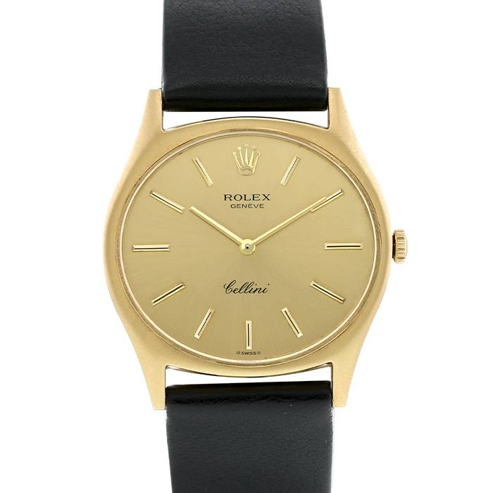 Montre Rolex Cellini en or jaune Ref: Rolex - 3806 Vers 1980