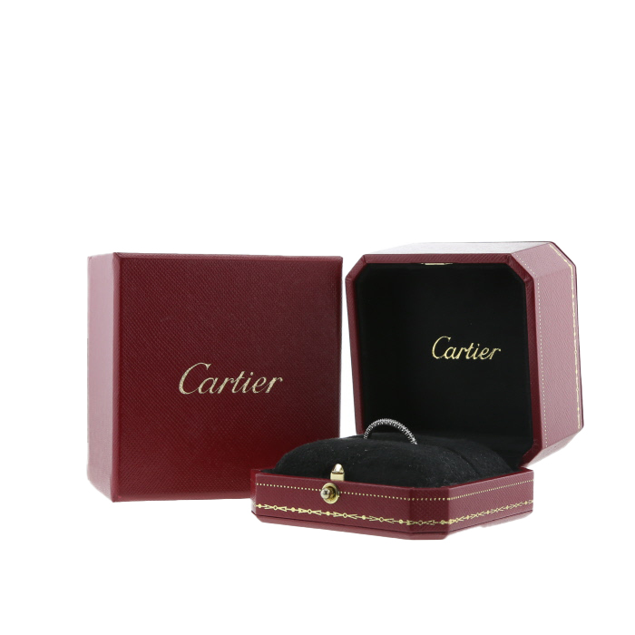 Alianza Cartier Etincelle de oro blanco y diamantes - Detail D2