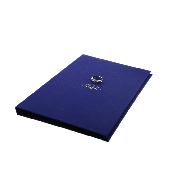 Anello Chaumet Liens Séduction modello piccolo in oro bianco e diamanti - Detail D2