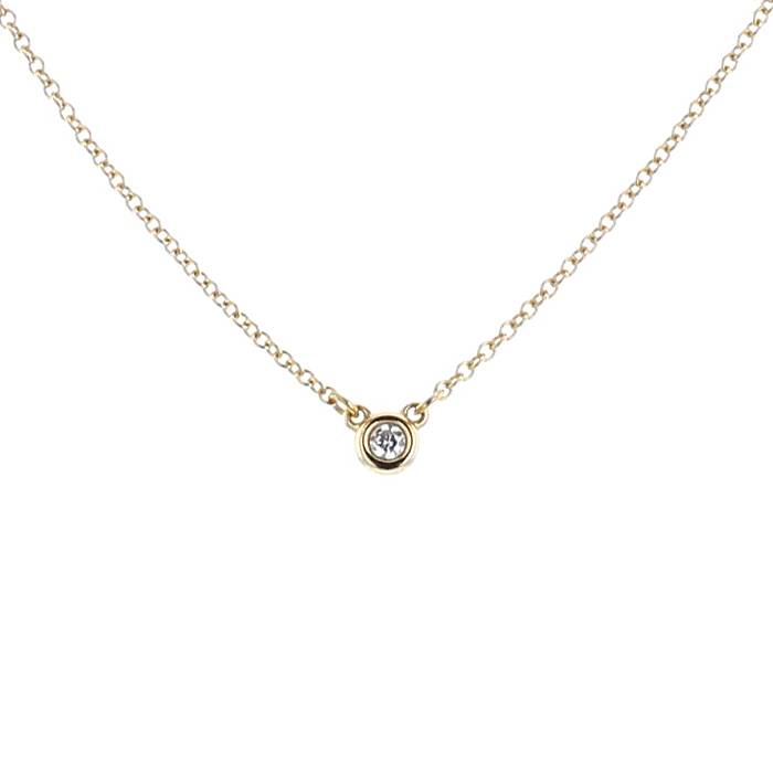 Collana Tiffany & Co Diamonds By The Yard in oro rosa e diamante - 00pp