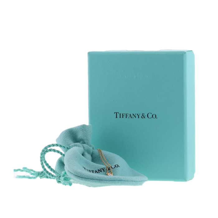 Collier Tiffany 
Co Diamonds By The Yard en or rose et diamant - Detail D2