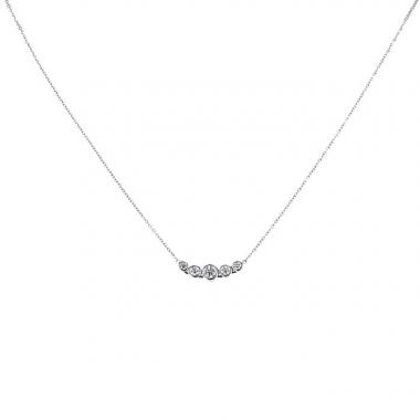Tiffany & Co Jazz necklace in platinium and diamonds
