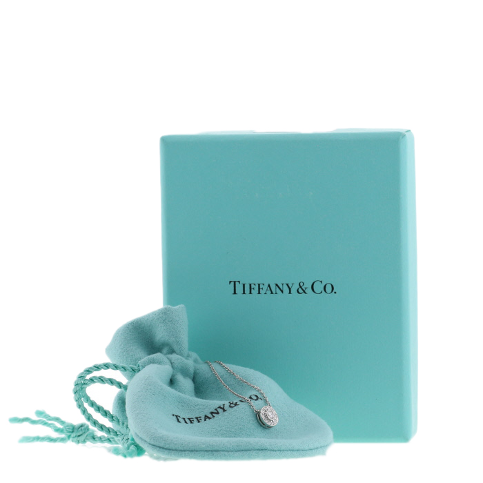 Collar Tiffany & Co Circlet de platino y diamantes - Detail D2