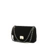 Bolso de mano Chanel   en lona acolchada negra - 00pp thumbnail