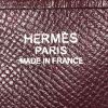 Hermès  Evelyne shoulder bag  in purple epsom leather - Detail D3 thumbnail