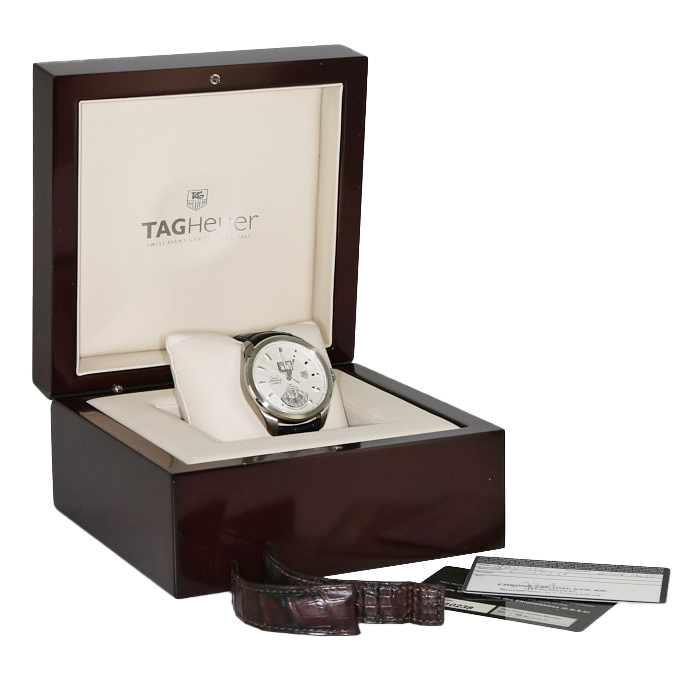 Reloj TAG Heuer Grand Carrera de acero Circa 2008