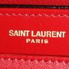 Bolso bandolera Saint Laurent  Solférino en cuero color burdeos - Detail D3 thumbnail