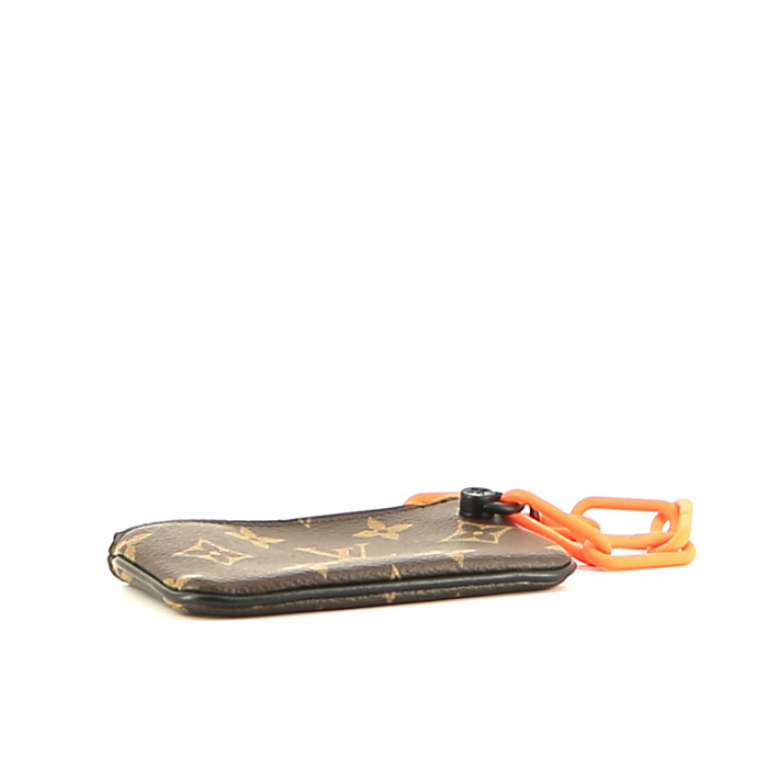 Pochette Louis Vuitton  Key Pouch en toile monogram marron - Detail D4
