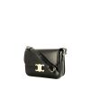 Celine  Triomphe shoulder bag  in black box leather - 00pp thumbnail