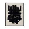 Pierre Soulages, "Lithographie n°3", lithographie en couleurs sur papier, épreuve d'artiste, signée, dédicacée et encadrée, de 1957 - 00pp thumbnail