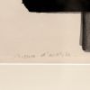 Pierre Soulages, "Lithographie n°3", lithographie en couleurs sur papier, épreuve d'artiste, signée, dédicacée et encadrée, de 1957 - Detail D3 thumbnail