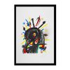 Joan Miró, "Lanceur de couteaux", lithographie en couleurs sur papier, signée et numérotée, de 1981 - 00pp thumbnail