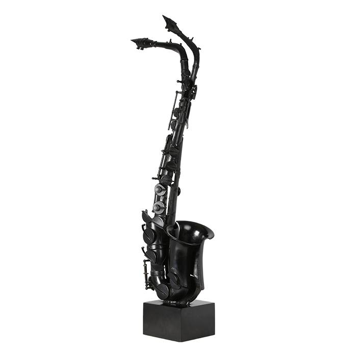 Arman, sculpture "Black Chorus", en bronze à patine noire, signée, numérotée, avec certificat de l'éditeur Artcurial, de 1999 - 00pp