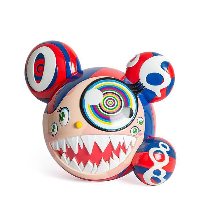 Takashi MURAKAMI, Sculpture "Mr DOB Figure" (red) from 2016, Vinyl edition BAIT X SWITCH Collectibles, edition at 750 copies - 00pp