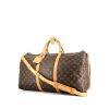 Louis Vuitton  Keepall 50 travel bag  in brown monogram canvas  and natural leather - 00pp thumbnail