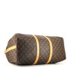 Borsa da viaggio Louis Vuitton  Keepall 50 in tela monogram marrone e pelle naturale - Detail D5 thumbnail