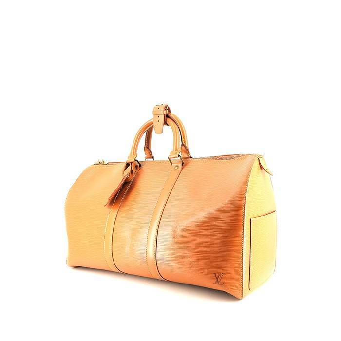 Louis Vuitton Keepall 45 Travel Bag in Gold Epi Leather