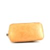 Louis Vuitton  Alma medium model  handbag  in brown monogram canvas  and natural leather - Detail D4 thumbnail