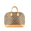 Sac à main Louis Vuitton  Alma petit modèle  en toile monogram marron et cuir naturel - 360 thumbnail
