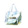 Louis Vuitton  Neverfull Editions Limitées Jeff Koons Van Gogh medium model  shopping bag  canvas  and blue leather - Detail D2 thumbnail