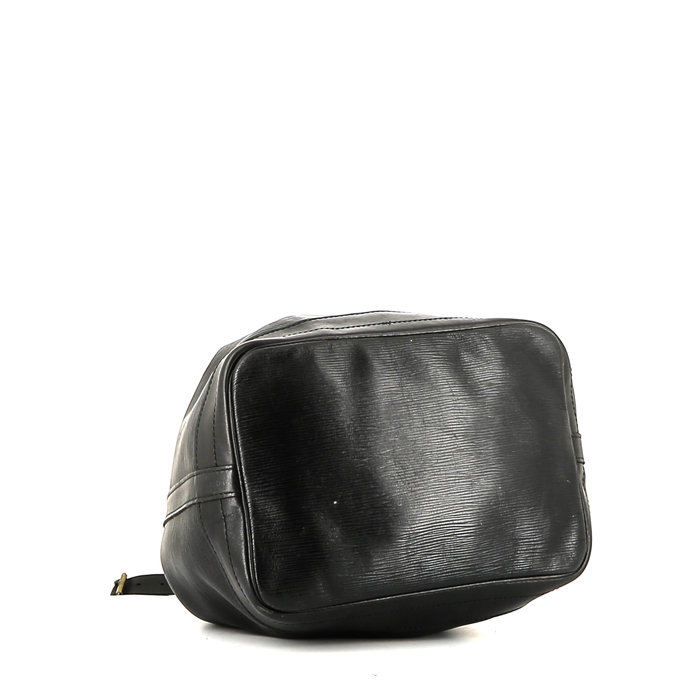 Borsa bisaccia Louis Vuitton  Grand Noé in pelle Epi nera - Detail D4