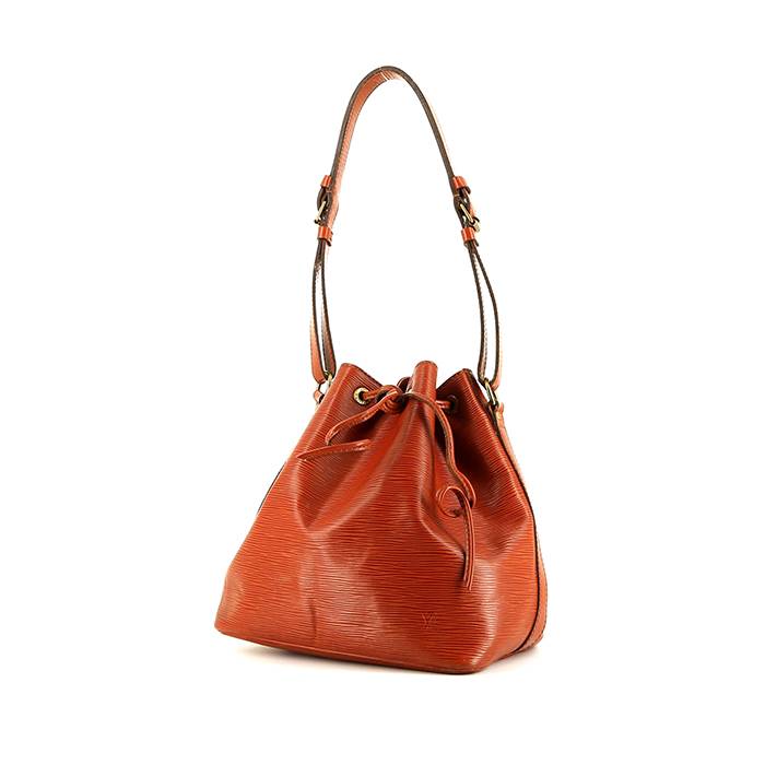 Shopping bag Louis Vuitton  Noé modello piccolo  in pelle Epi color cognac - 00pp