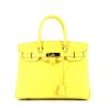 Hermès  Birkin 30 cm handbag  in yellow Mimosa alligator - 360 thumbnail