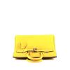 Borsa Hermès  Birkin 25 cm in pelle togo gialla - 360 Front thumbnail
