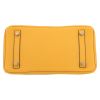 Бирюзовая кожаная сумка под steel hermes Hermès  Birkin 25 cm en cuir togo jaune - Detail D1 thumbnail