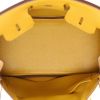 Бирюзовая кожаная сумка под steel hermes Hermès  Birkin 25 cm en cuir togo jaune - Detail D3 thumbnail