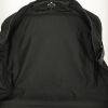 Funda protectora para ropa Prada   en lona negra y cuero negro - Detail D3 thumbnail