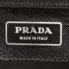 Prada   clothes-hangers  in black canvas  and black leather - Detail D4 thumbnail