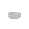 Vintage  boule ring in white gold and diamond - 00pp thumbnail