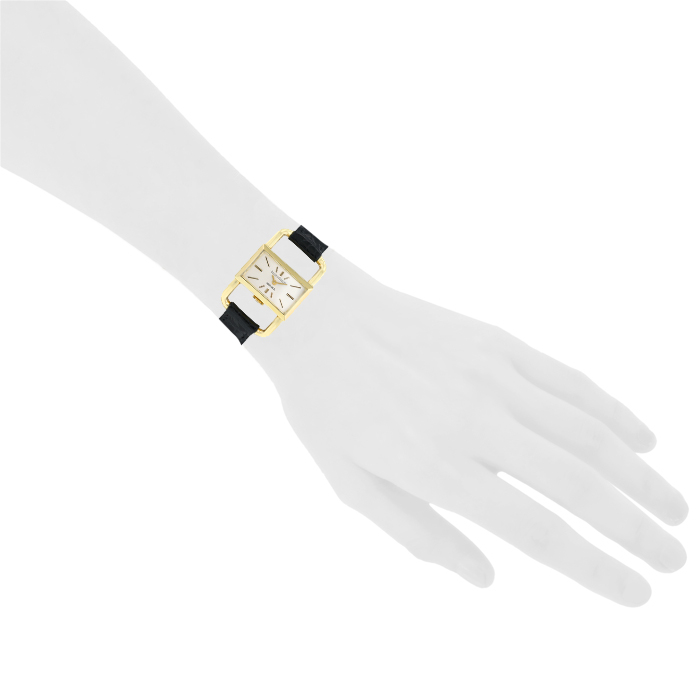 Jaeger-LeCoultre Etrier Hermes  in yellow gold Circa 1970 - Detail D1