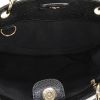 Shopping bag Chanel  Petit Shopping in pelle martellata e trapuntata nera - Detail D2 thumbnail