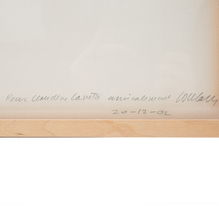 Pierre Soulages, "Lithographie n°33", lithographie en couleurs sur papier, épreuve d'artiste, signée, dédicacée et encadrée, de 1974 - Detail D3