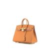 Bolso de mano Hermès  Birkin 25 cm en cuero epsom color oro - 00pp thumbnail