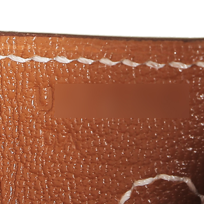 Hermès  Birkin 25 cm handbag  in gold epsom leather - Detail D4