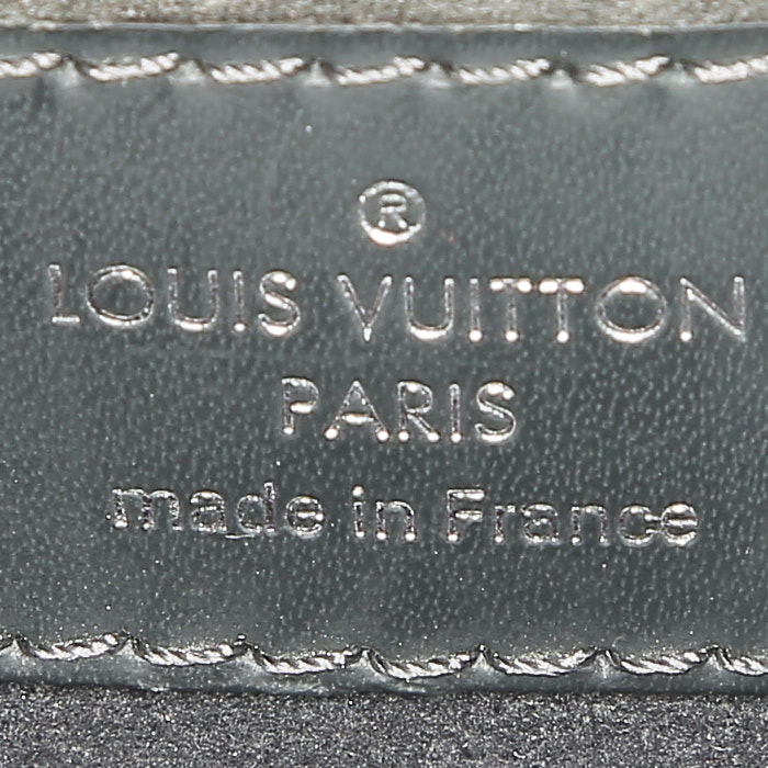 Porta-documentos Louis Vuitton   en lona a cuadros negra - Detail D3