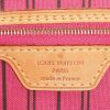 Shopping bag Louis Vuitton  Neverfull in tela monogram marrone e pelle naturale - Detail D3 thumbnail