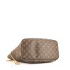 Shopping bag Louis Vuitton  Neverfull in tela monogram marrone e pelle naturale - Detail D4 thumbnail