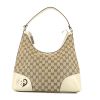 Gucci  Gucci Vintage handbag  in beige logo canvas  and cream color leather - 360 thumbnail