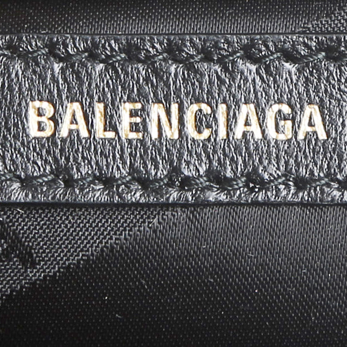 Pochette Balenciaga Souvenir en cuir blanc - Detail D4